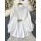 Plus Size, Women's Elegant Blouse Shirt - Long Sleeve Button-up top with Belt Accent, Non-Stretchy Fabric for Formal & Everyday Outfits - Office, Party, Casual Chic Outfits - Machine Washable Women's Clothing, Office Attire, Classic Collar, Polished Look, Stylish Top, Professional Women