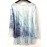 Women 3/4 Sleeve V-neck Polka Dot Printed Graphic Lace Button Tops