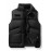 Plus Size Zip Front Vest Jacket, Casual Sleeveless Hooded Jacket with Pockets for Fall & Winter, Women's Plus Size Clothing