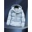 1pc Elegant Women'S Polyester Jacket - Solid Color Crew Neck Long Sleeve with Pockets for Fall/Winter Outdoor Sports and Casual Warmth